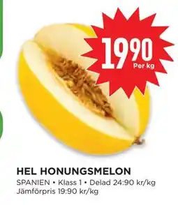 Willys Hemma HEL HONUNGSMELON, SEK 19.9 erbjuda
