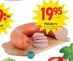 Matöppet Falukorv, SEK 19.95 erbjuda