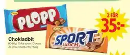 Matöppet Chokladbit, SEK 35 erbjuda