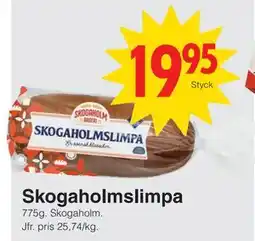 Matöppet Skogaholmslimpa, SEK 19.95 erbjuda