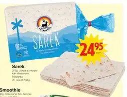 Matöppet Sarek, SEK 24.95 erbjuda