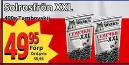 Supergrossen Solrosfrön XXL, SEK 49.95 erbjuda