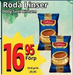 Supergrossen Röda Linser, SEK 16.95 erbjuda