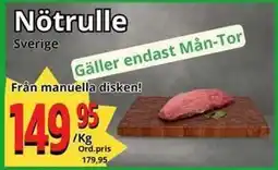 Supergrossen Nötrulle, SEK 149.95 erbjuda