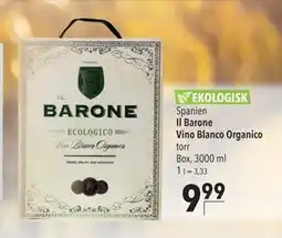 Citti Il Barone Vino Blanco Organico, EUR 9.99 erbjuda