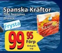 Supergrossen Spanska Kräftor, SEK 99.95 erbjuda