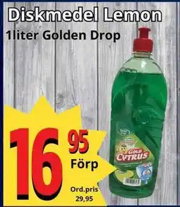 Supergrossen Diskmedel Lemon, SEK 16.95 erbjuda