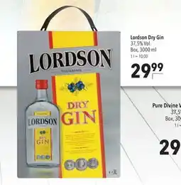 Citti Lordson Dry Gin, EUR 29.99 erbjuda