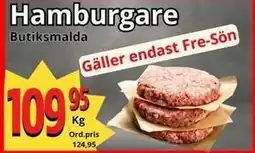 Supergrossen Hamburgare, SEK 109.95 erbjuda
