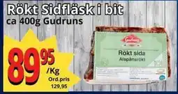 Supergrossen Rökt Sidfläsk i bit, SEK 89.95 erbjuda