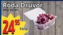 Supergrossen Röda Druvor, SEK 24.95 erbjuda
