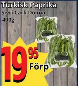 Supergrossen Turkisk Paprika, SEK 19.95 erbjuda