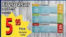 Supergrossen Fryspåsar, SEK 5.95 erbjuda