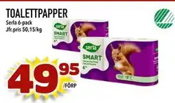 Supergrossen TOALETTPAPPER, SEK 49.95 erbjuda