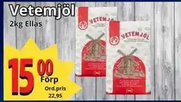 Supergrossen Vetemjöl, SEK 15 erbjuda