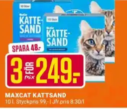 ÖoB Maxcat kattsand erbjuda