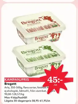 Hemköp ARLA Bregott erbjuda