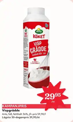 Hemköp ARLA Vispgrädde erbjuda