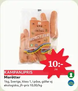 Hemköp Morötter erbjuda