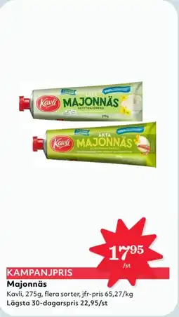 Hemköp Kavli Majonnäs erbjuda