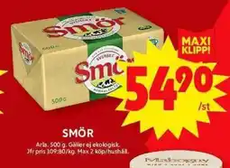 ICA Maxi SMÖR erbjuda