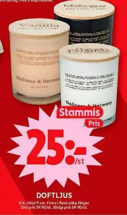 ICA Maxi DOFTLJUS erbjuda