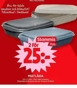 ICA Maxi MATLÅDA erbjuda