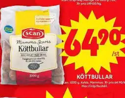 ICA Maxi KÖTTBULLAR erbjuda