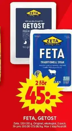 ICA Maxi FETA, GETOST erbjuda