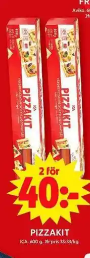 ICA Maxi PIZZAKIT erbjuda