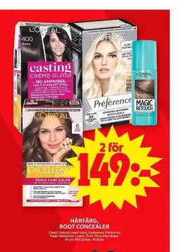 ICA Maxi HÅRFÄRG, ROOT CONCEALER erbjuda