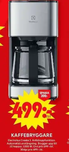 ICA Maxi KAFFEBRYGGARE erbjuda