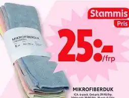 ICA Maxi MIKROFIBERDUK erbjuda