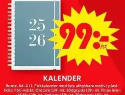 ICA Maxi KALENDER erbjuda