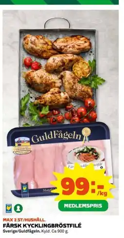 Coop FÄRSK KYCKLINGBRÖSTFILÉ erbjuda