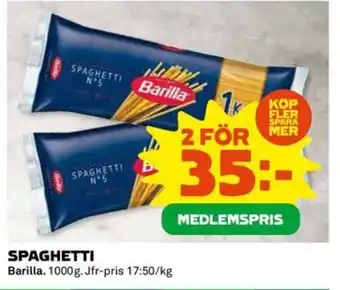 Coop SPAGHETTI erbjuda