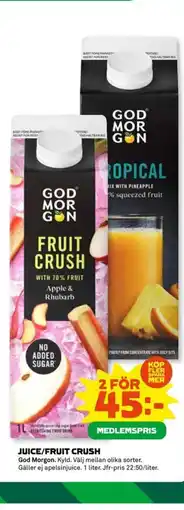 Coop JUICE/FRUIT CRUSH erbjuda