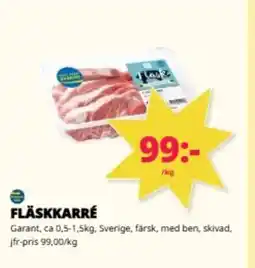 Tempo FLÄSKKARRÉ erbjuda