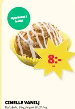 Tempo CINELLE VANILJ erbjuda