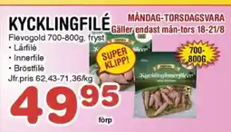 Nya Pulsen KYCKLINGFILÉ erbjuda