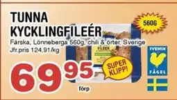 Nya Pulsen TUNNA KYCKLINGFILEÉR erbjuda