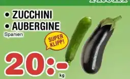 Nya Pulsen • ZUCCHINI • AUBERGINE Spanien erbjuda