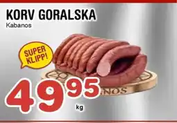 Nya Pulsen KORV GORALSKA erbjuda