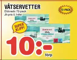Nya Pulsen VÅTSERVETTER erbjuda