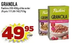 Nya Pulsen GRANOLA erbjuda