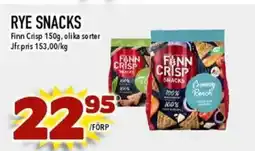 Nya Pulsen RYE SNACKS erbjuda