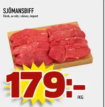 Din Mat SJÖMANSBIFF erbjuda