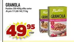 Din Mat GRANOLA erbjuda
