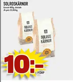 Din Mat SOLROSKÄRNOR erbjuda