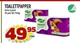 Din Mat TOALETTPAPPER erbjuda